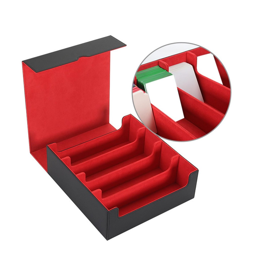 

Card Deck Box Practical Basketball Cards Organizer Multipurpose Collectible Can Holds 3000 Cards Storage Game Card Storage