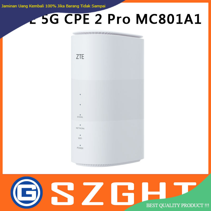 New Unlocked ZTE MC801A1 5G Indoor CPE Router With SIM Card Slot SDX55 Platform WiFi6 4G LTE CAT22 W