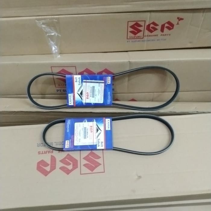 STOK BARU tali kipas fan belt set suzuki baleno 1996-2002 original Suzuki