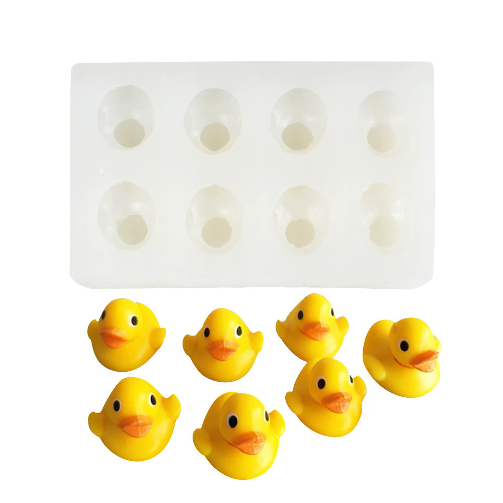 

3D Duck Silicone Mold Cute Cartoon Animals Candle Mold DIY Aromath Plaster Soap Mold Home Decor Baking Accessories