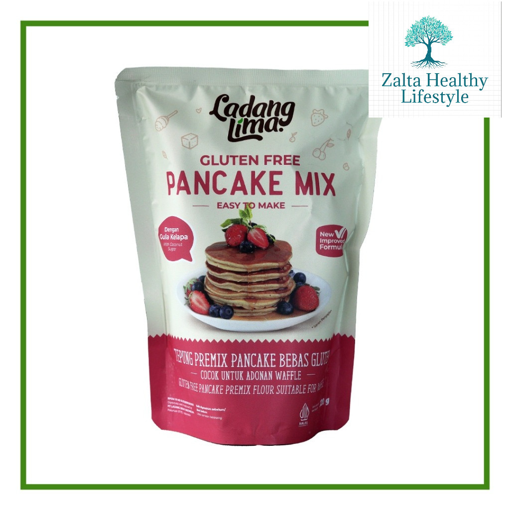 

Ladang Lima Gluten Free Pancake Mix (tepung pancake gluten free) 220gr