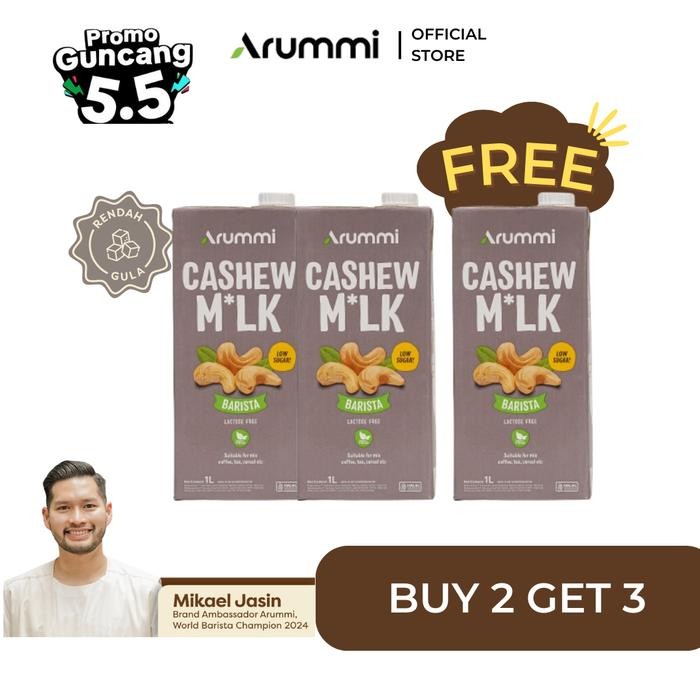 

[Buy 2 Get 3] Arummi Cashew Milk Barista 1 Liter
