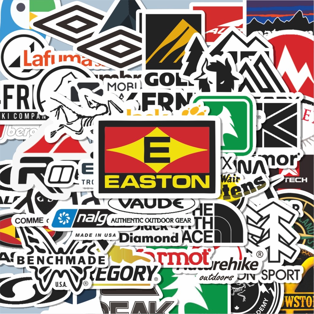 

100PCS Lucu Stiker Merek Outdoor Stiker Aesthetic Stiker Anti Air Stikers Berperekat Waterproof sticker decal buat Motor Helm Buku Journal Koper Casing HP Laptop Botol Minum Hadiah anak