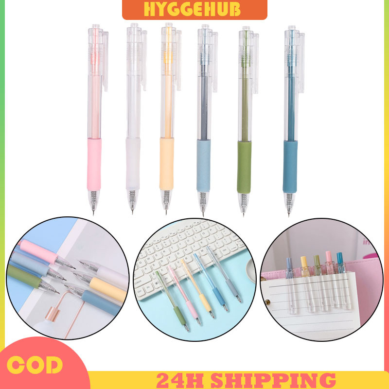 

Pulpen Cetekan Transparant Polos Pena Gel 0.5mm Tinta Hitam Alat Tulis Sekolah Kantor Bolpoint Polos Murah Import