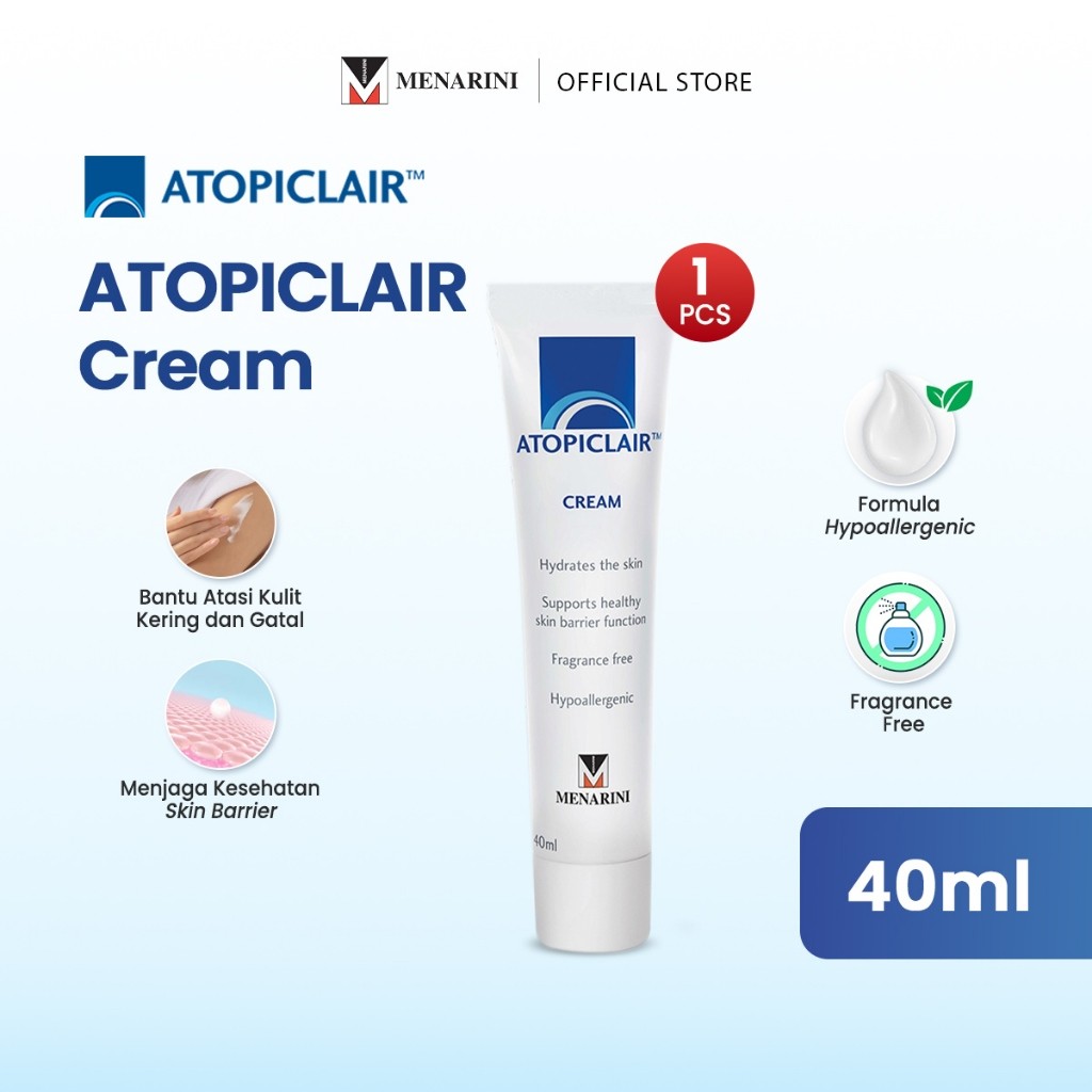tukangjamu100shopAtopiclair Cream 40ml - Kurangi rasa gatal, kulit kering dan menjaga kesehatan fung