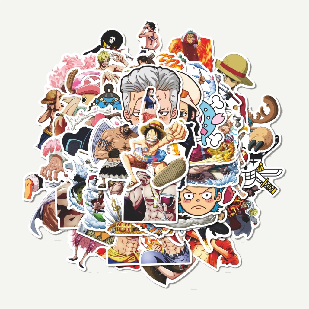 

Sticker Pack Stiker Anime One Piece Sticker | Sticker TUMBLR | Stiker LAPTOP KOPER HELM