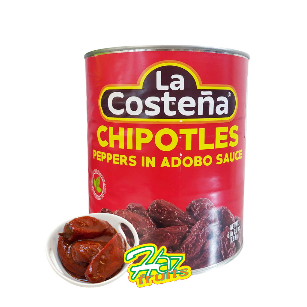 

La Costena Chipotle Peppers in Adobo Sauce 2.8 Kg