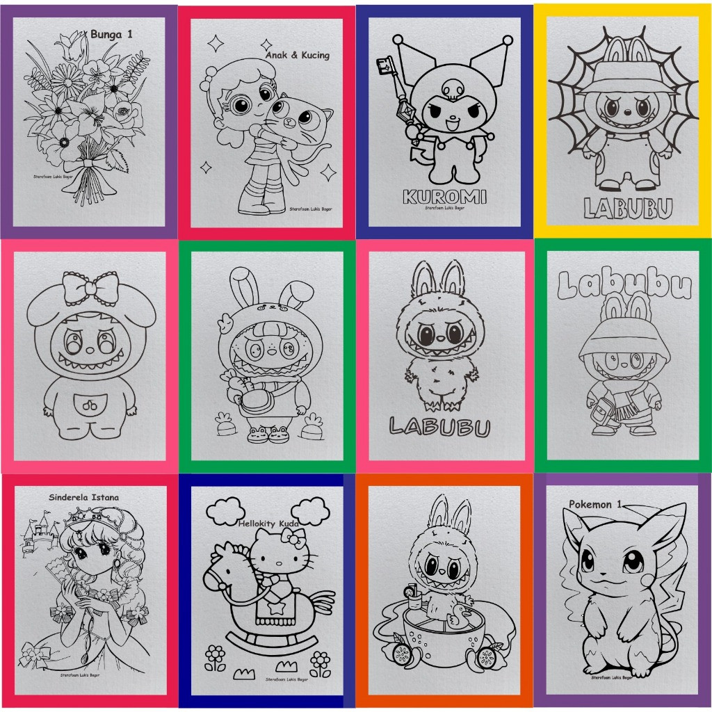 

Paket 100 styrofoam lukis ukuran 30x40 list lakban termurah sterofoam mewarnai