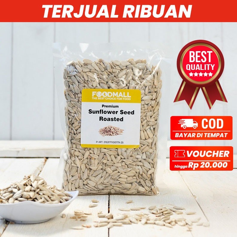 

Sunflower Seed ROASTED 250 Gram / Biji Bunga Matahari Panggang 250g