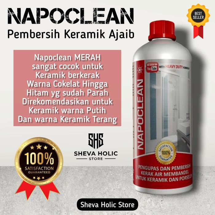 Napoclean Heavy Duty 1 Liter - NAPOCLEAN MERAH