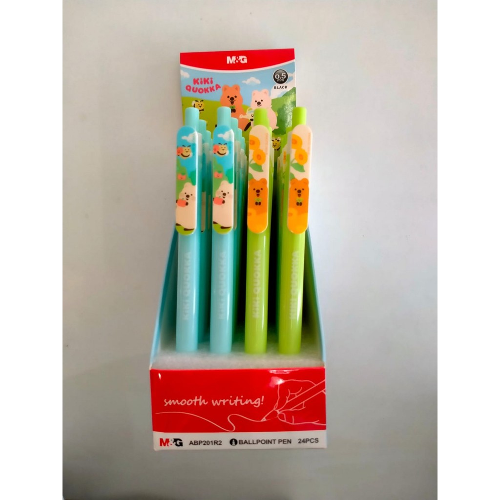 

Pulpen M&G Retractable 0.5 Kiki Quokka Black