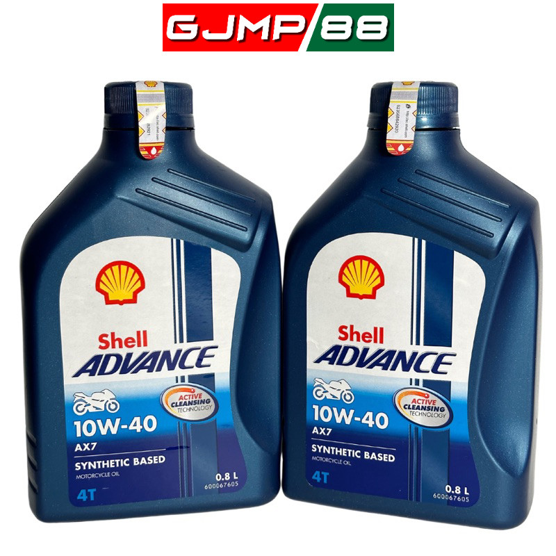 Oli Shell Advance Ax7 10W-40 800ml Oli Mesin Shell Ax7 Manual 800ml