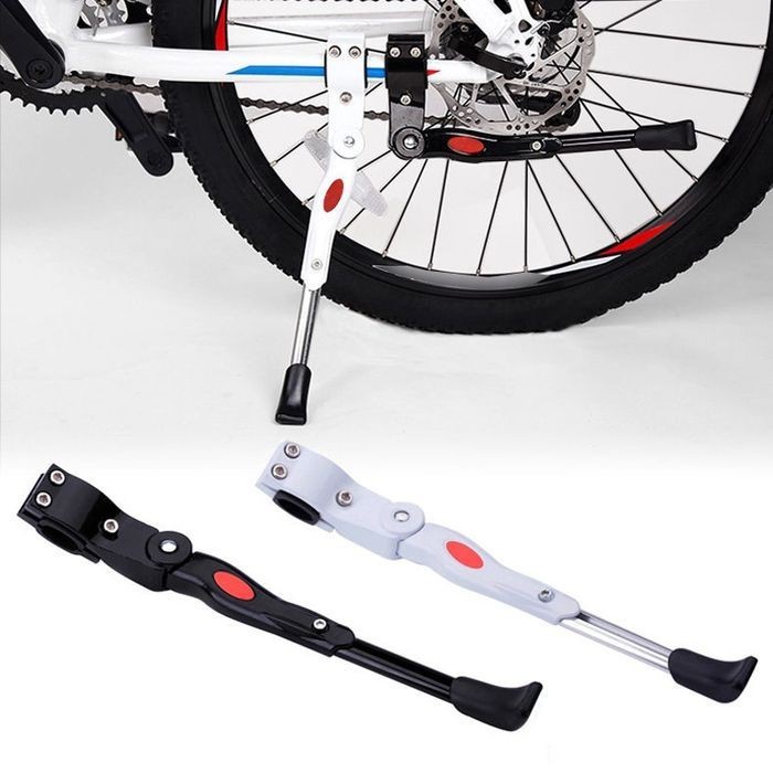 Standar Samping Sepeda Adjustable Kickstand Model Jepit Frame