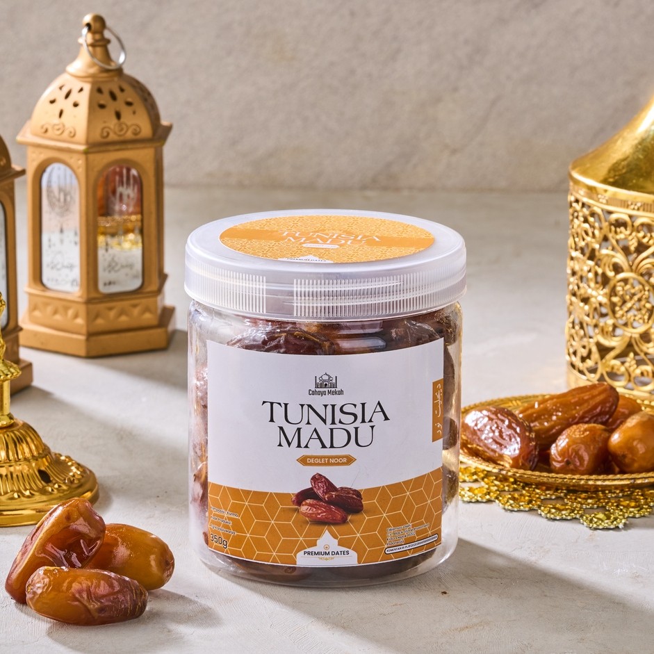 

Cahaya Mekah Kurma Tunisia Madu Premium Original High Quality 350gr Toples Kurma Nabi
