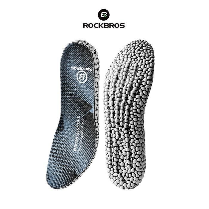 [Promo] sol dalam sepatu ROCKBROS D20 sport insole shoes shock cushion empuk - S (35-36)