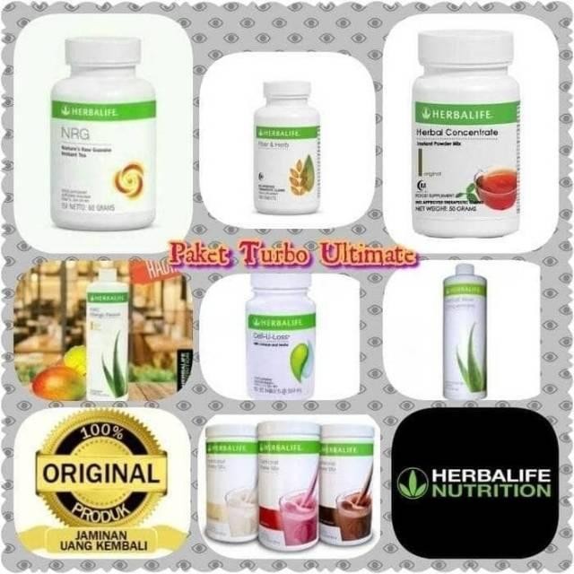 Mumpung Murah Herbalife Paket 1 bulan PAKET komplit ORIGINAL - 9 item