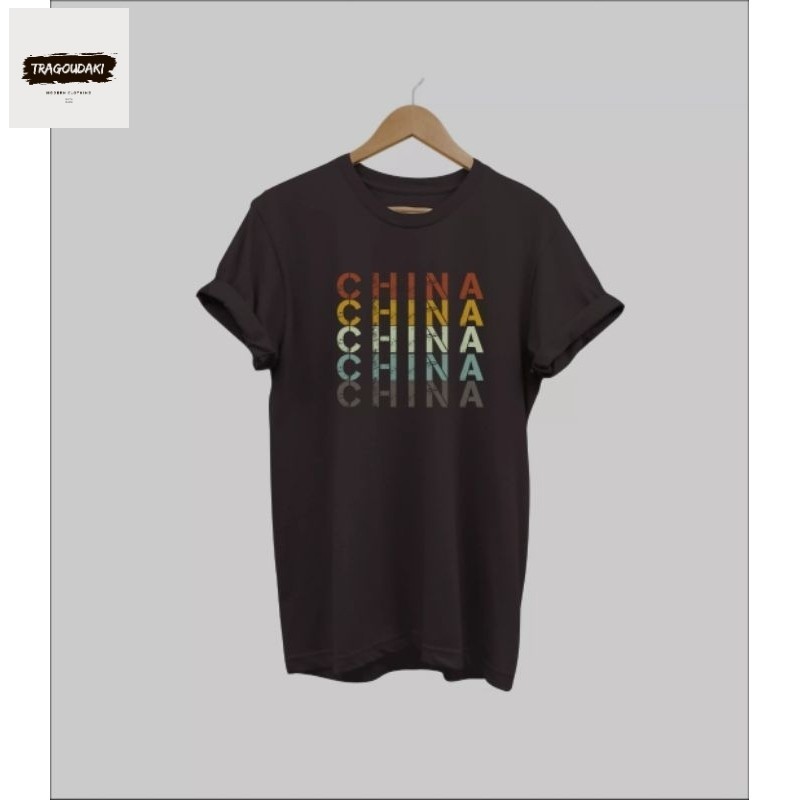Kaos Oleh-oleh CHINA Cina PREMIUM QUALITY COTTON 24S