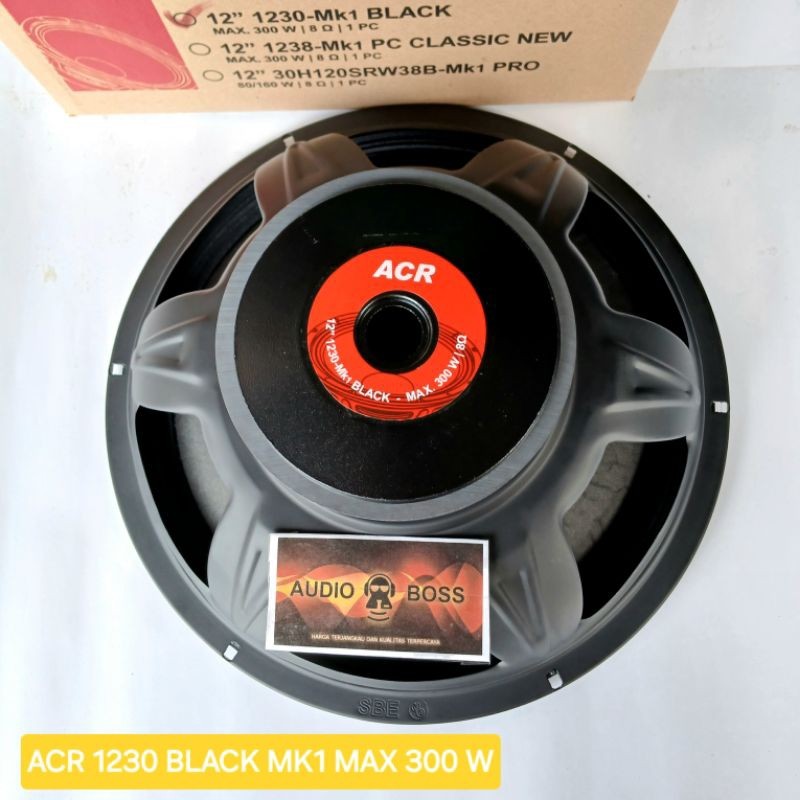 Speaker 12 inch 12" Full Range ACR 1230 BLACK - Speaker ACR 1230 BLACK