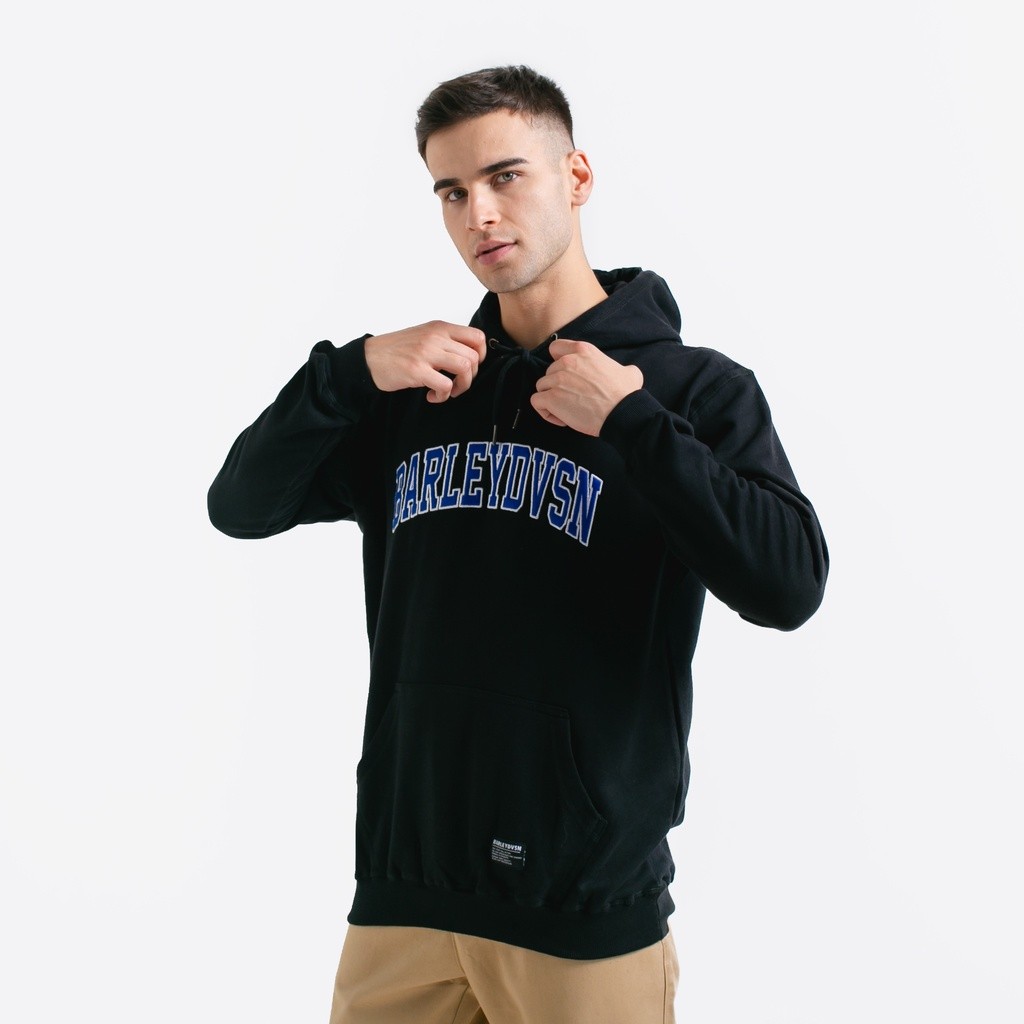 Hoodie Barley Division Boston Black