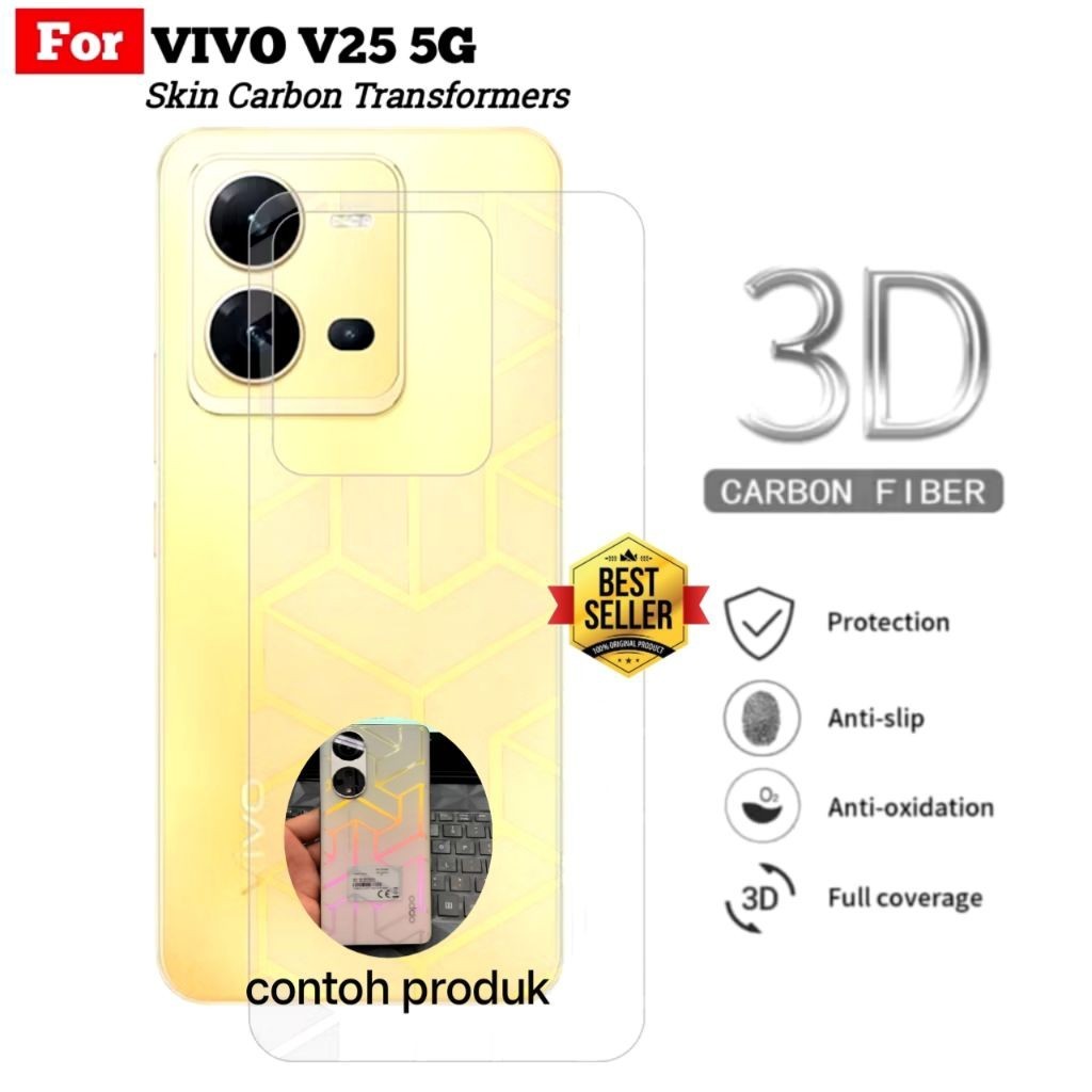 [ PROMO ] COD Skin Carbon Vivo V25 5G V25E V25 PRO 5G V21 4G V21E 4G V21 5G V20 S1 S1 PRO Backskin G