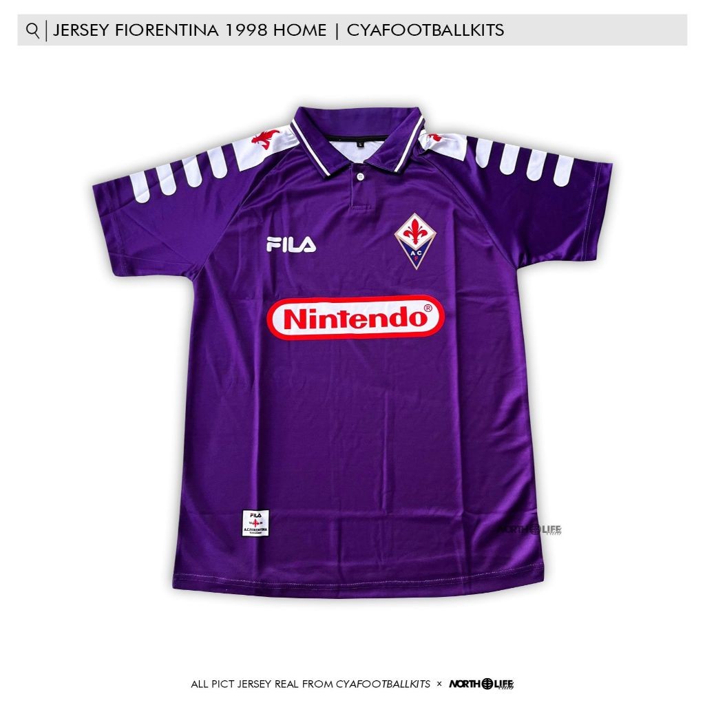 Jersey Fiorentina Retro 1998 Home - VintageCO