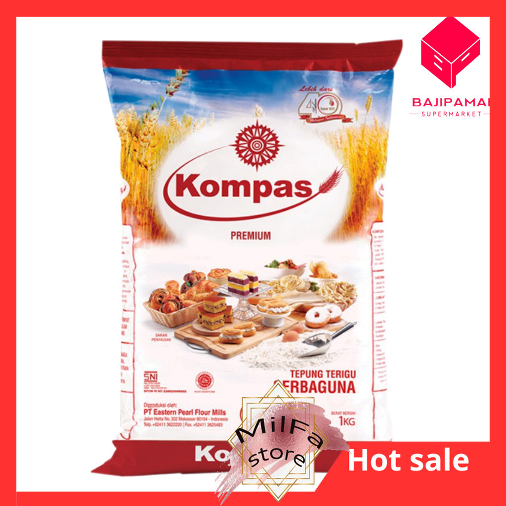 

MF1025 Tepung Terigu Kompas (1 kg)