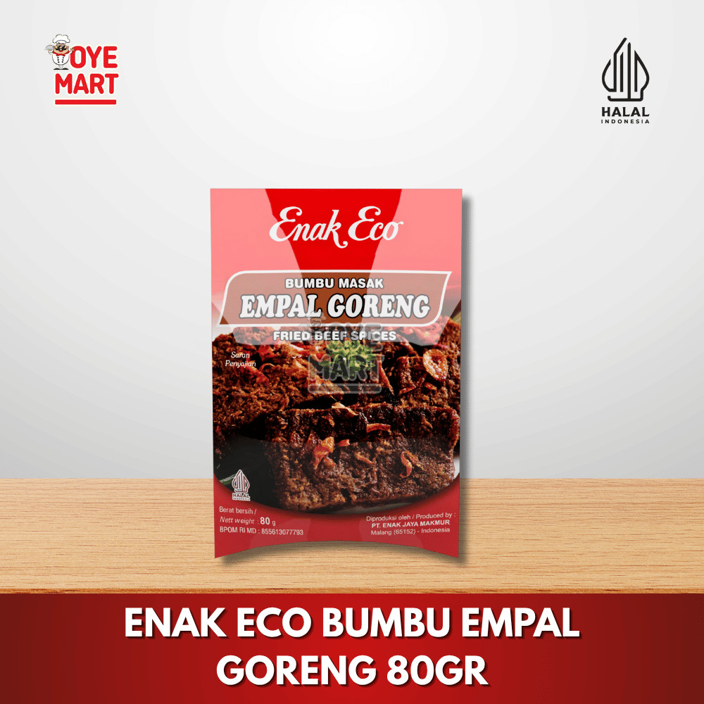 

ENAK ECO BUMBU MASAK EMPAL GORENG 80 GR / BUMBU INSTAN