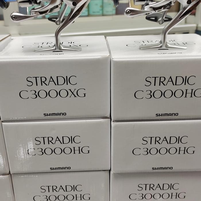 REEL Shimano STRADIC FL C 3000 XG dan HG 2019.. bonus 1 topi Shimano