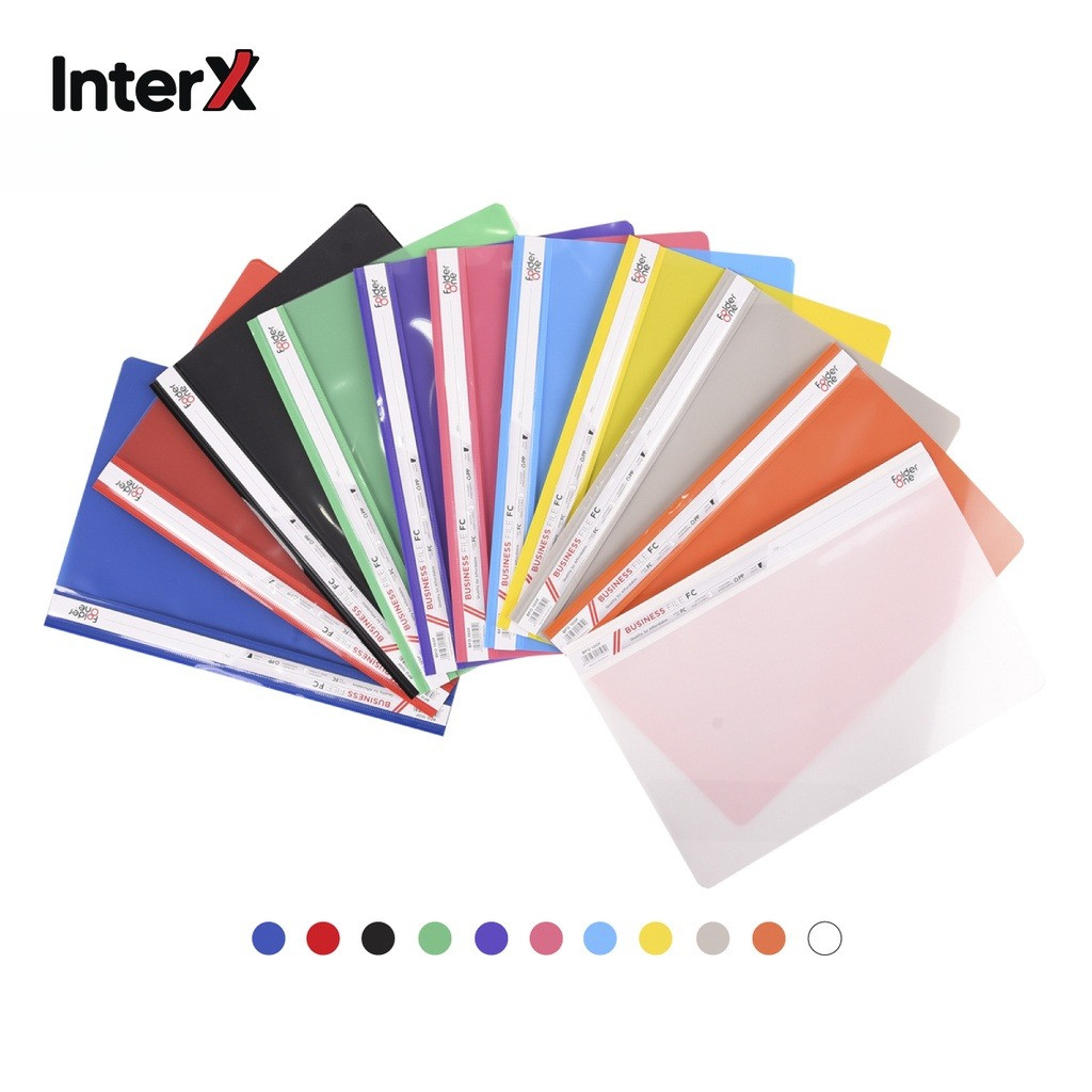 

Folder One Business File Folio / F4 (1 Pak Isi 12 Pcs) - Map Bisnis / Map Snell / Snelhecter Plastik