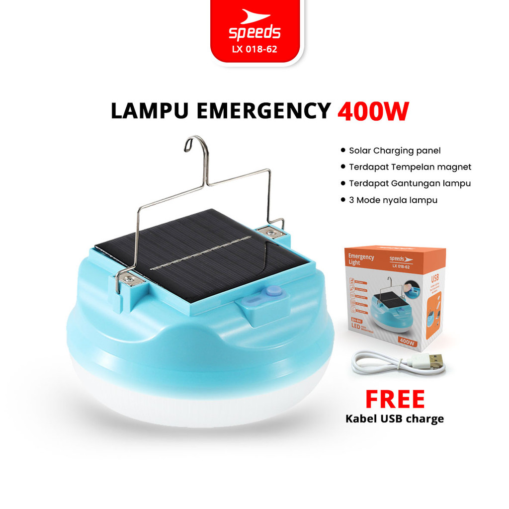 SPEEDS Lampu Camping LED Gantung Camping Lamp Emergency Super Terang Bentuk Ufo Lampu Kemah 018-62