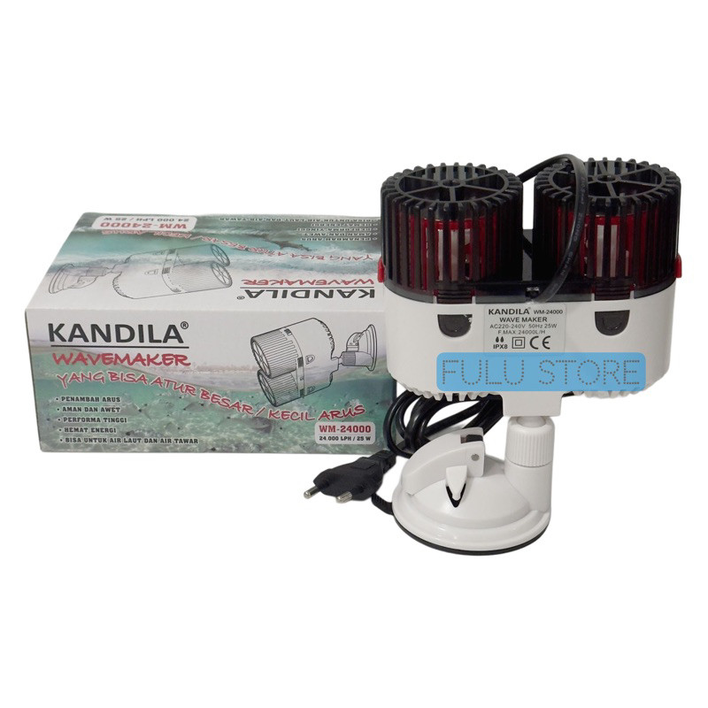 AUPSHOP KANDILA WaveMaker WM 24000 Mesin Pembuat Ombak Air Aquarium Ikan Wave Maker WM24000