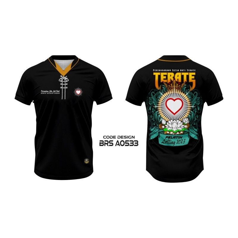 KAOS BAJU JERSEY PSHT/ SH TERATE, TERATE , FREE CUSTOM DESAINCO