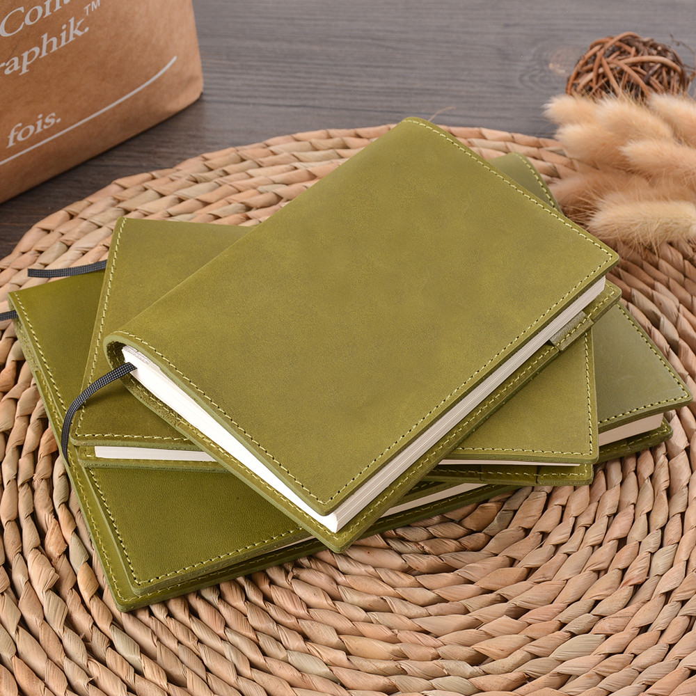 

100% Genuine Leather Notebook Planner Book Cover A6 For MD Diary Original Journal Drawing Sketchbook