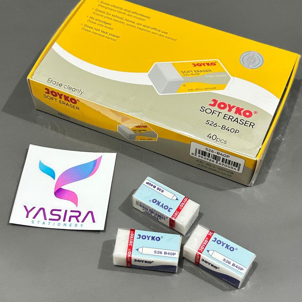 

1 PCS Penghapus Kecil Joyko Putih