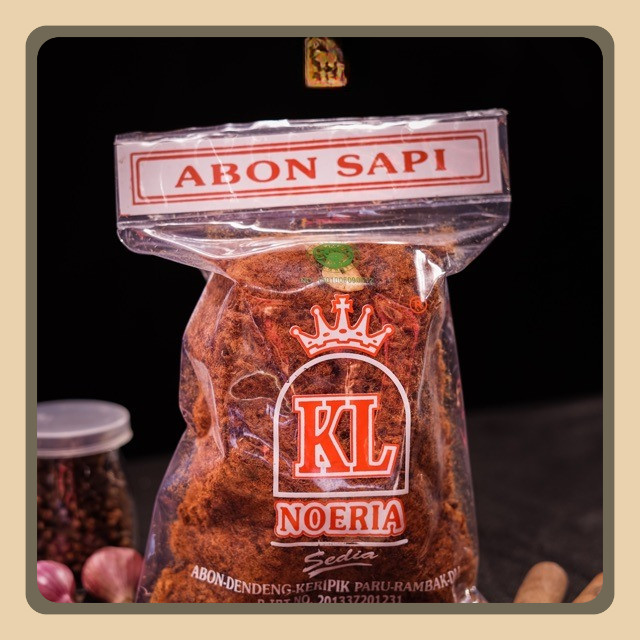 

Kl Noeria Abon Sapi Pedas 250 Gram PREMIUM ENAK