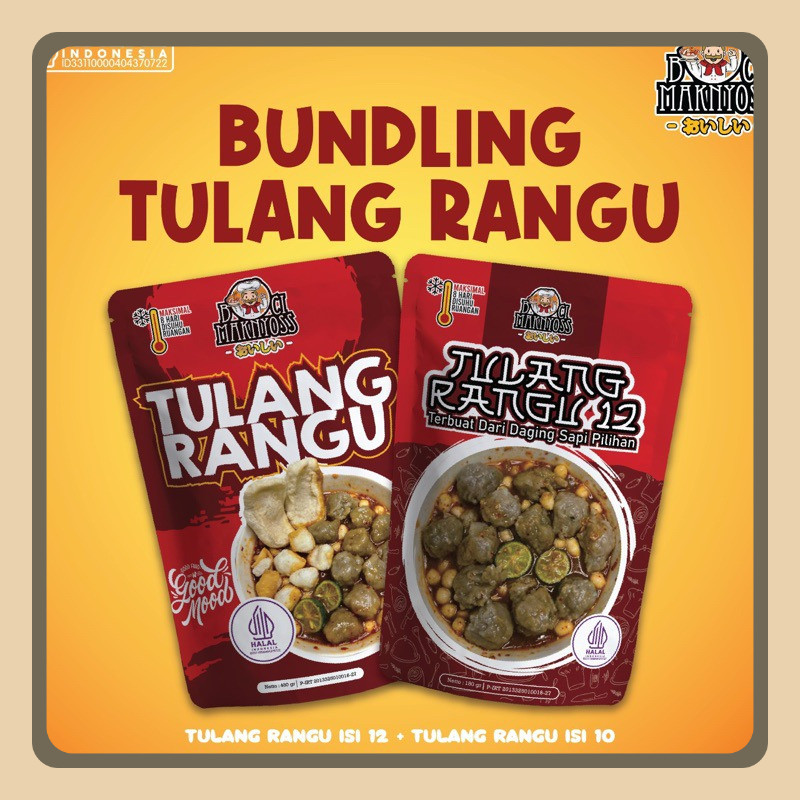 

Bundling Duo Tulang Rangu Maknyoss ( Boci Tulang Rangu 10 dan Bocirat Tulang Rangu 12 )