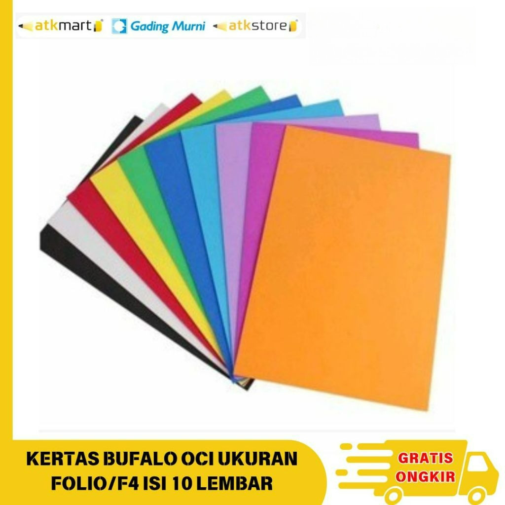 

KERTAS BUFALO OCI UKURAN FOLIO/F4 ISI 10 LEMBAR