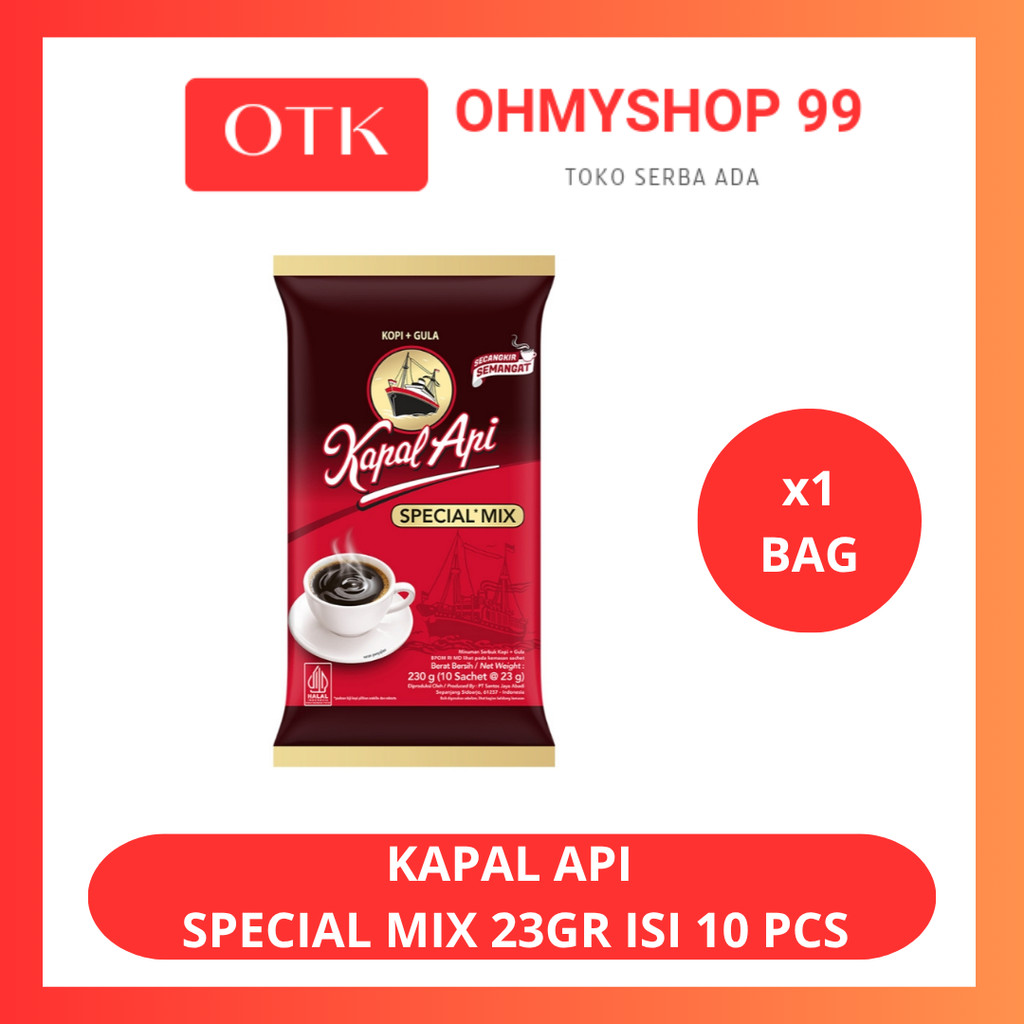 

Kopi Kapal Api Spesial Mix 23gr - 10pcs