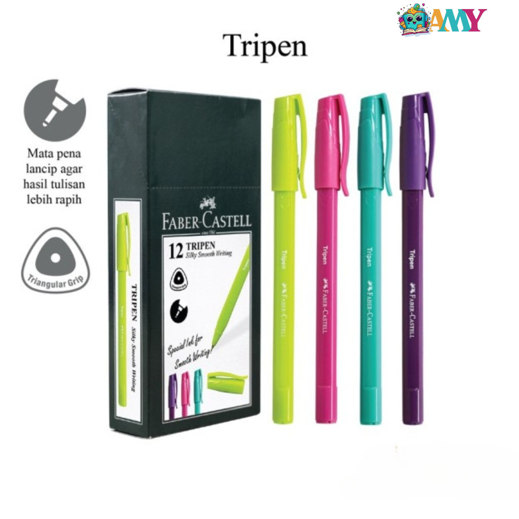 

FC BALLPOINT TRIPEN 0.7MM MIX BLACK AMY STASIONARY