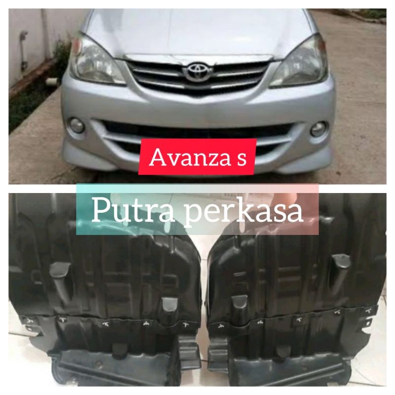 liner fender karpet lumpur set avanza tipe s