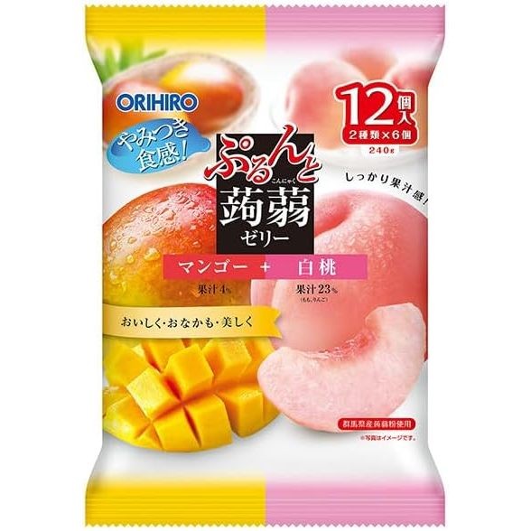 

TERLARIS Orihiro Konyaku Jelly Pouch Big Size 12pcs (original jepang)