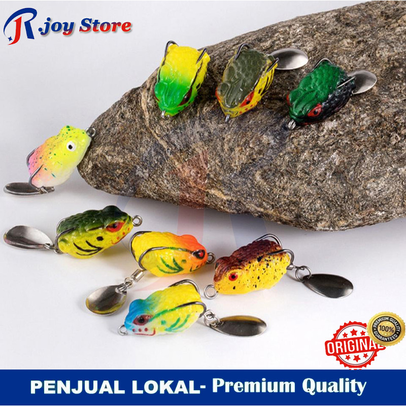 R.joy - Umpan kodok casting gabus warna/ umpan pancing kodok 3gr 2.5cm