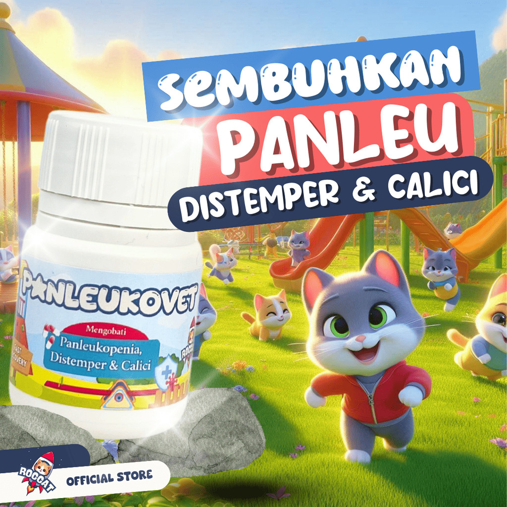 OBAT ANTIVIRUS PANLEU, CALICI, DISTEMPER, FIP OBAT VIRUS KUCING CALICI KAPSUL AJAIBP ANLEUKOPENIA DI