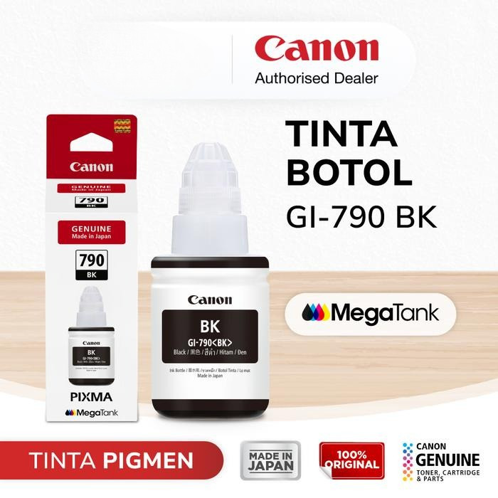 

Ready Tinta Original Canon 790 Black GI790B - Tinta Canon G1010 G2010 G3010 G4010- Hitam