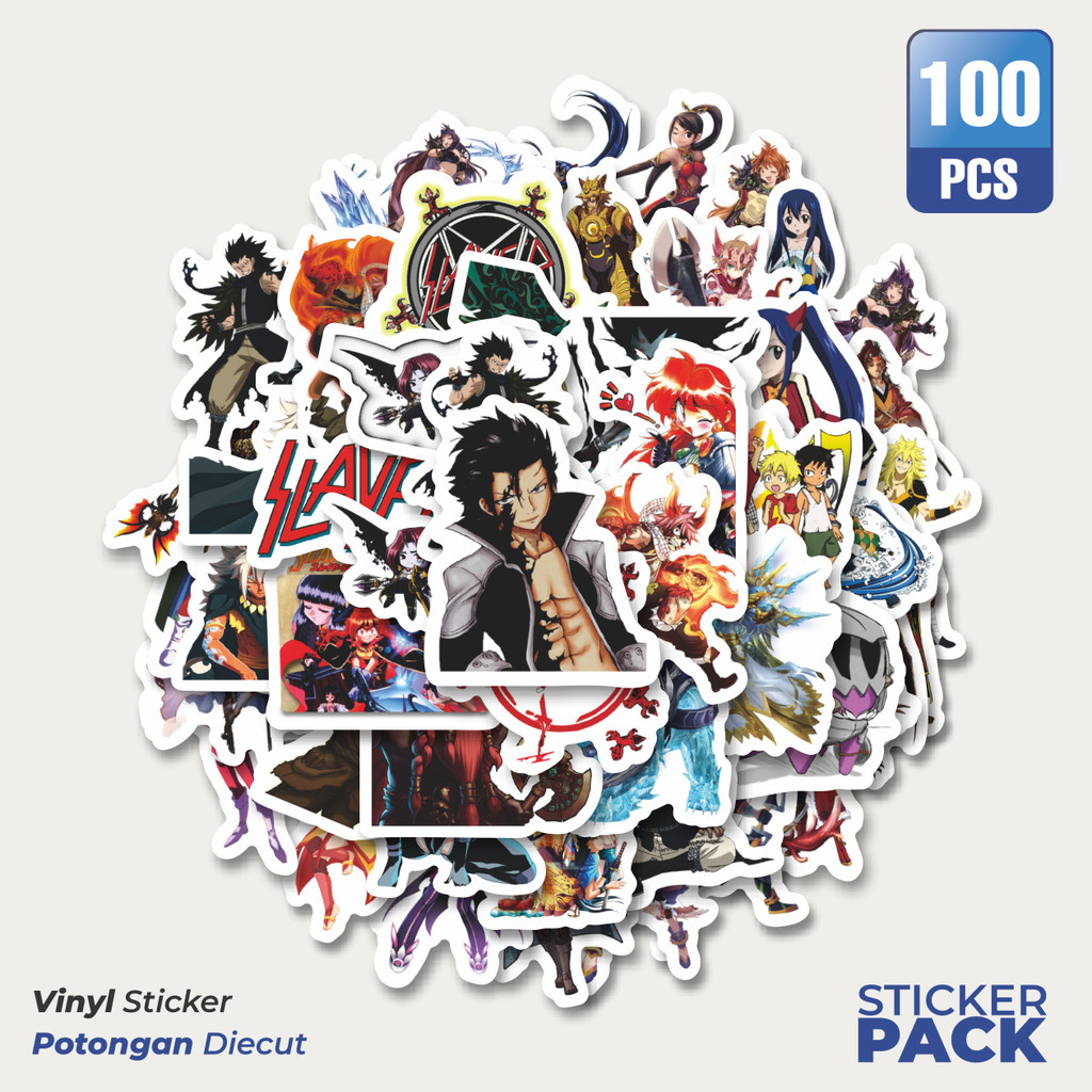 

Stiker Vinyl Sticker Anime Slayers Waterproof Aesthetic- Untuk Laptop, Motor, dan Helm - Paper Stationery Pack