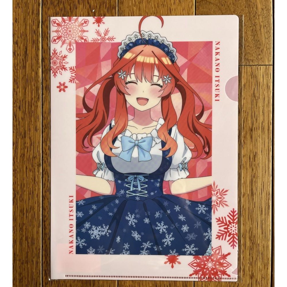 

Gotoubun No Hanayome A4 Clear File Snow Maid Ver. - Itsuki Nakano