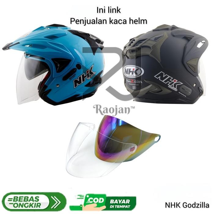 Kaca helm NHK Godzilla Visor helm NHK Godzila