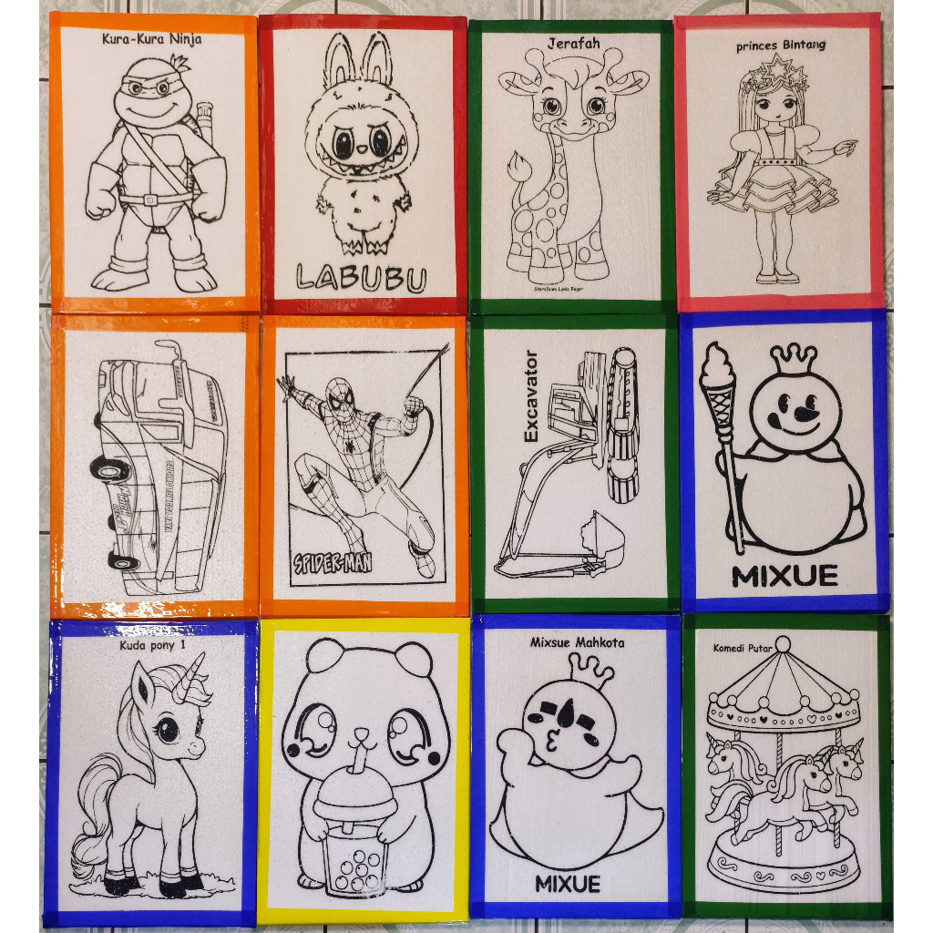 

STEROFOAM LUKIS PAKET 20 UKURAN 33×50 LIST LAKBAN /GABUS/LUKISAN/STYROFOAM MEWARNAI
