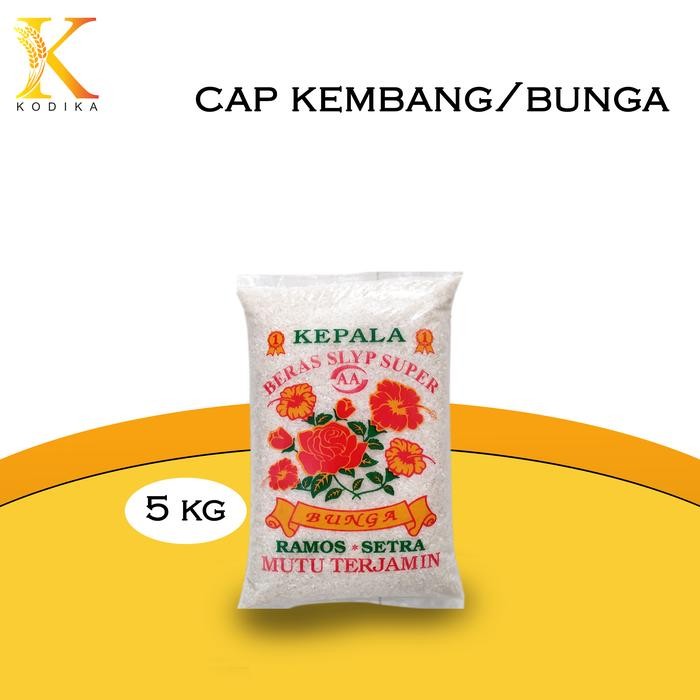 

[Dijual]BERAS CAP BUNGA 5KG 10KG 20KG 25KG BERAS SETRA RAMOS - 5 KgTerlaris