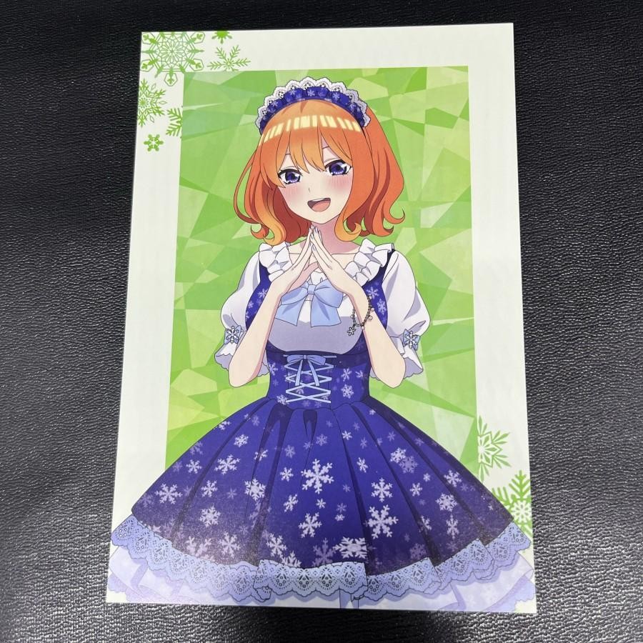 

Gotoubun No Hanayome x Shibuya109 Post Card - Yotsuba Nakano Snow Maid